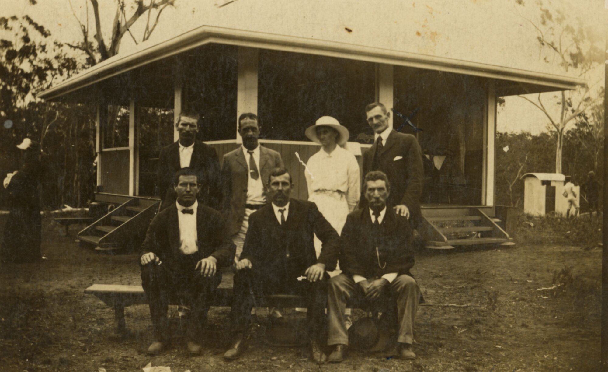 The first Elimbah School Committee and Teacher