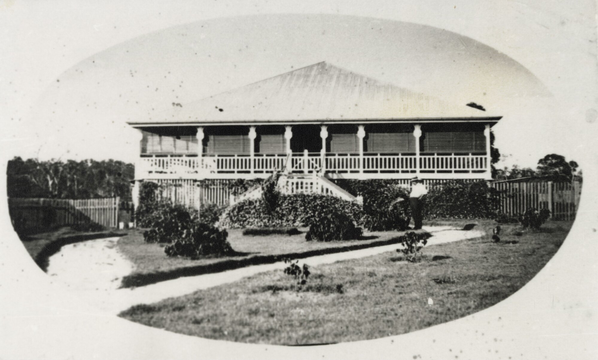 Homestead of Peter Lovf in Woodford, ca. 1920