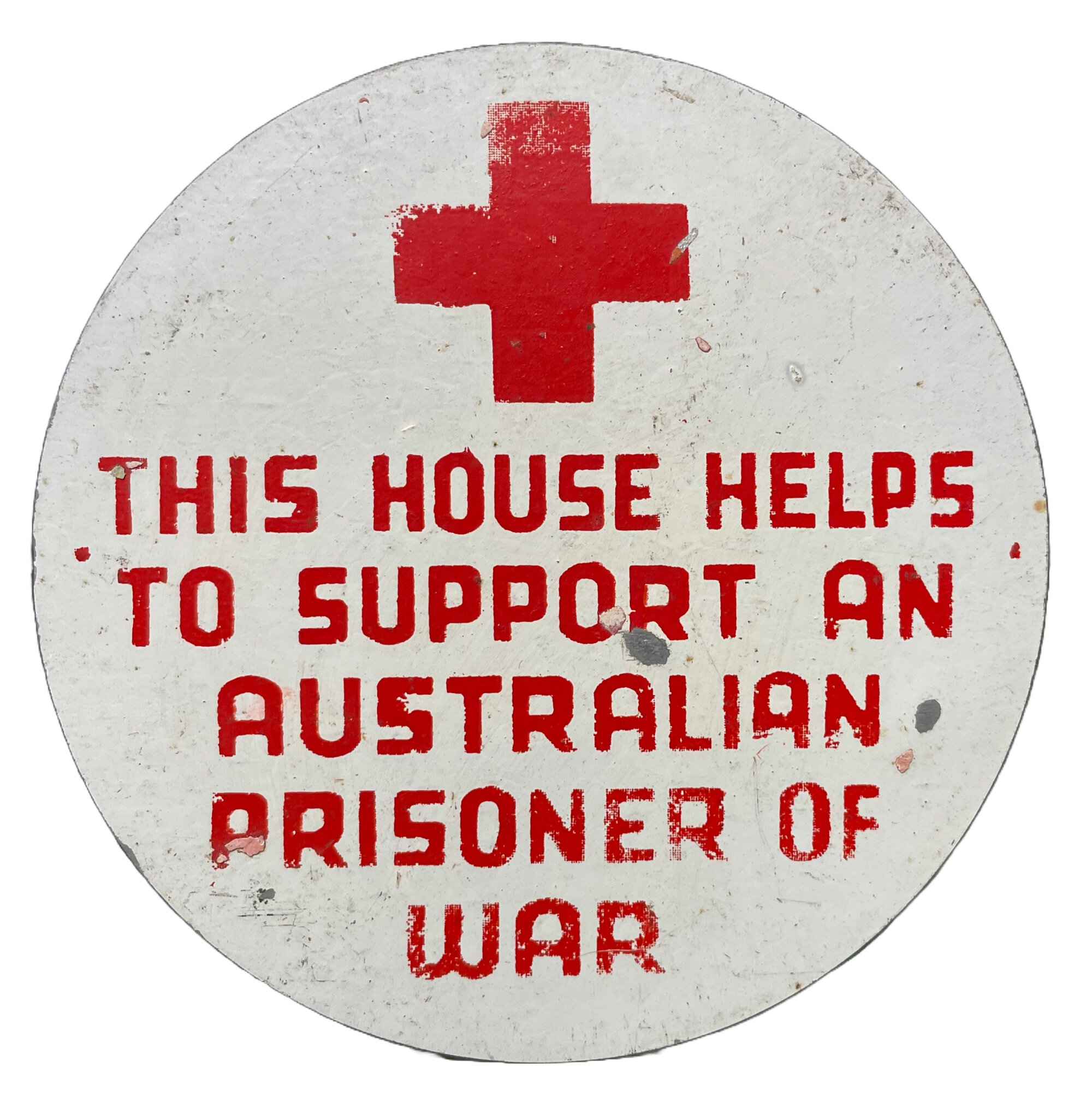 Red Cross Prisoner of War appeal disc