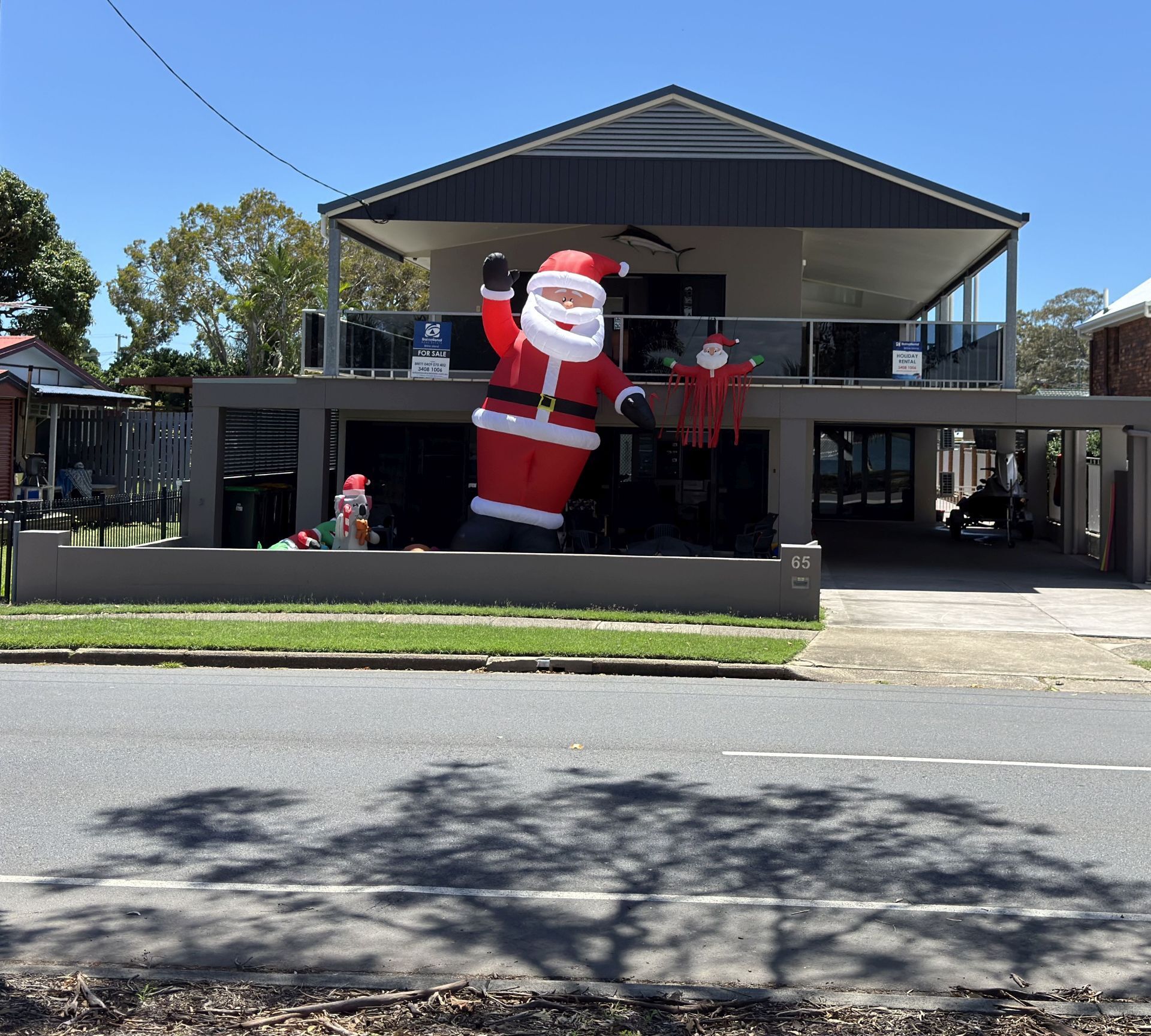 Santa on Bribie