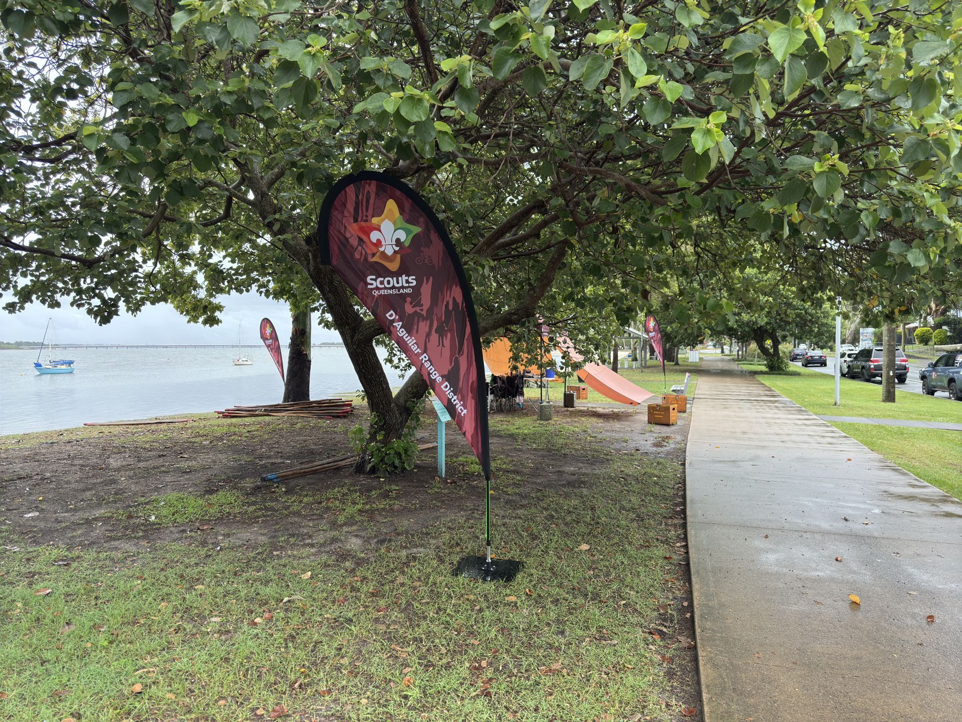 Bribie Island Scouts - Pioneering Project on Pumicestone Passage
