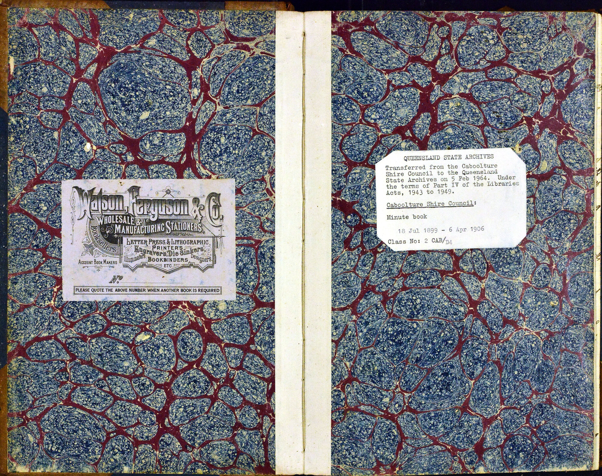 Caboolture Divisional Board Minutes - 18 July 1899 - 8 November 1899