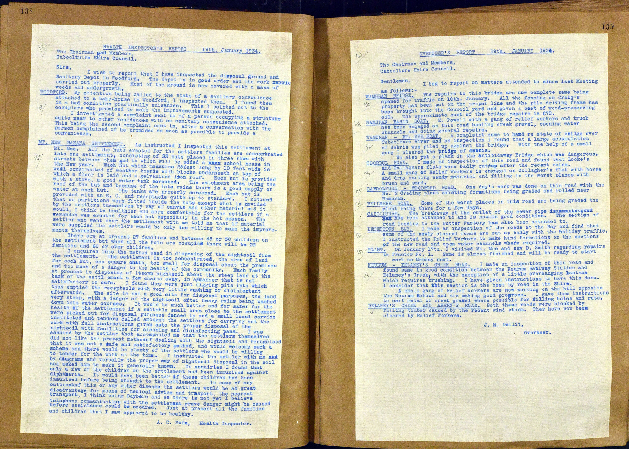 Caboolture Shire Council Minutes - 19 January 1934 - 19 December 1934