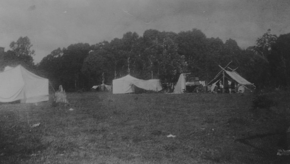 Camping grounds at Donnybrook, ca. early 1930s