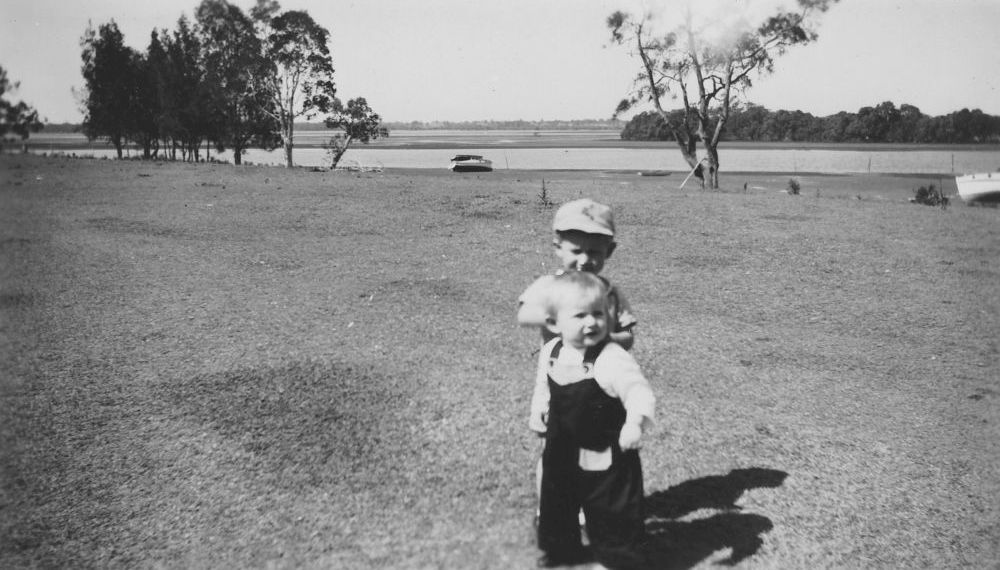 Ross Garland and Carol Lee at Donnybrook, ca. 1948