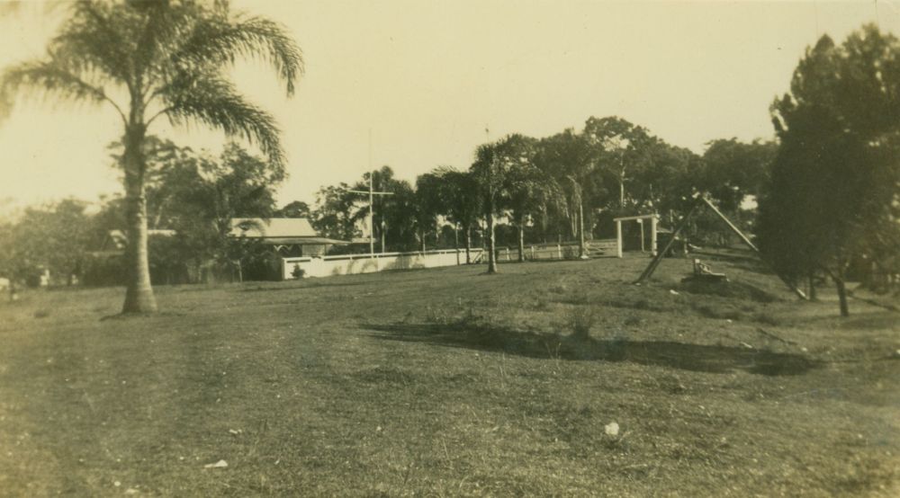 View looking towards the Wallin's house known as Cremorne