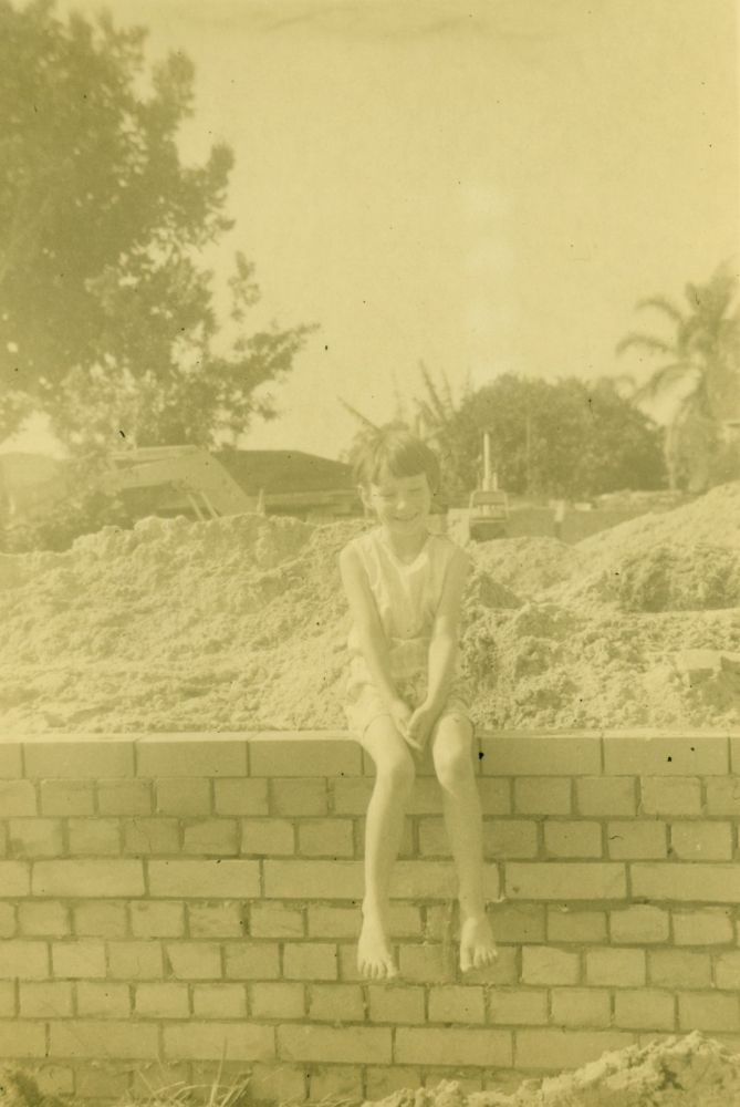 Construction of the new cafe building