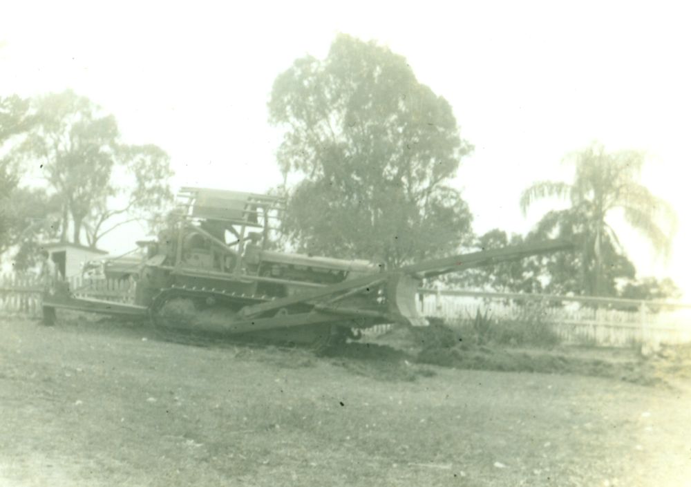 Construction of the new cafe building