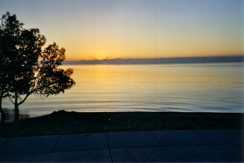 Sunrise at Deception Bay in 2002