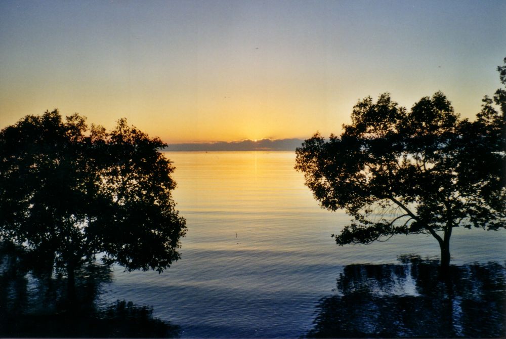 Sunrise at Deception Bay in 2002