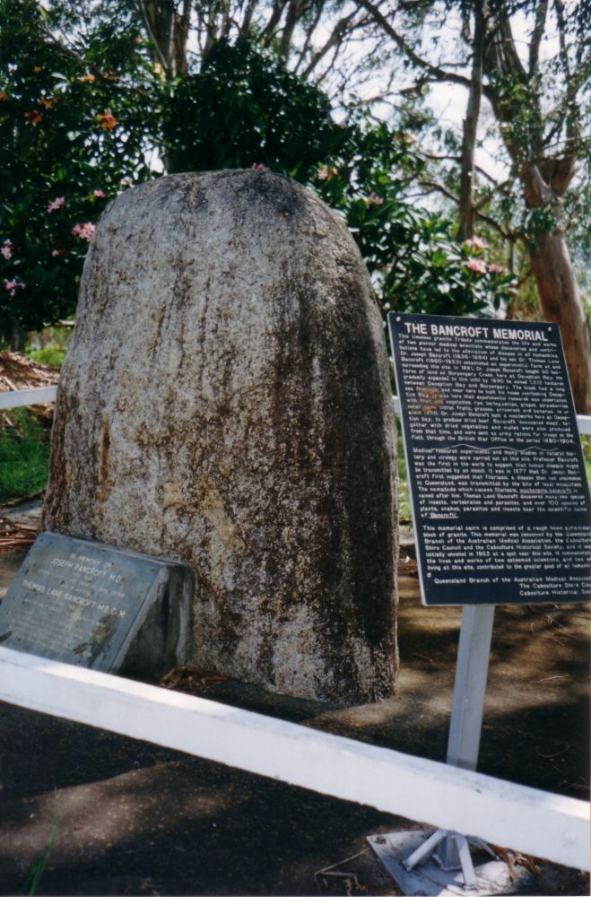 The Bancroft Monument in 2001