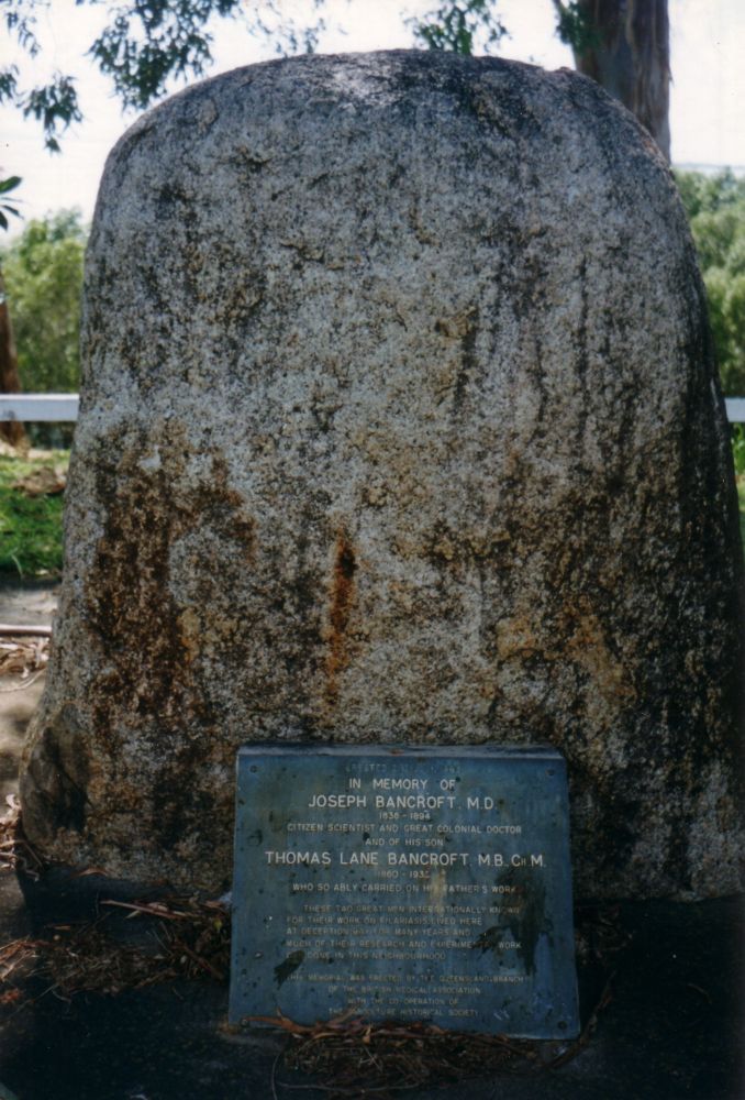 The Bancroft Monument in 2001
