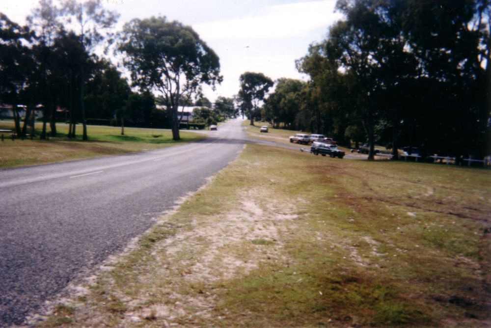 Looking north along Captain Cook Parade Deception Bay