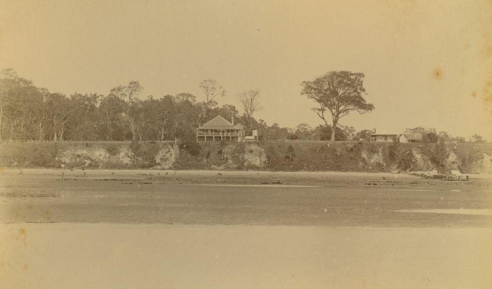 Dr Thomas Lane Bancroft's family home at Deception Bay, ca. 1898