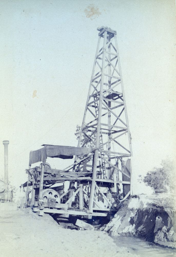 Drilling site at Dalby