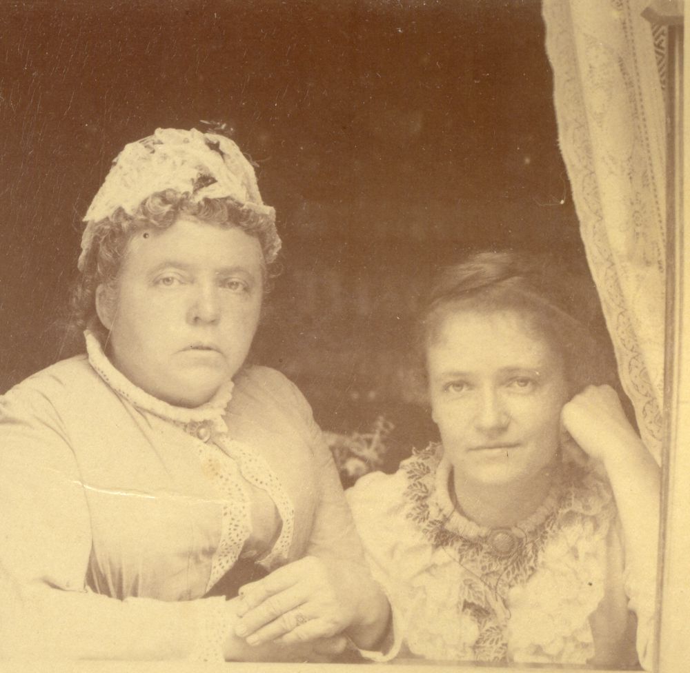 Mrs Ann Bancroft and her daughter Louisa, ca. 1895