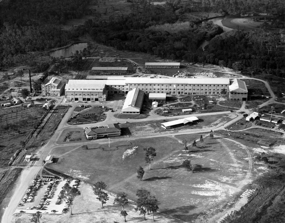 Aerial view of the APM Petrie Mill site