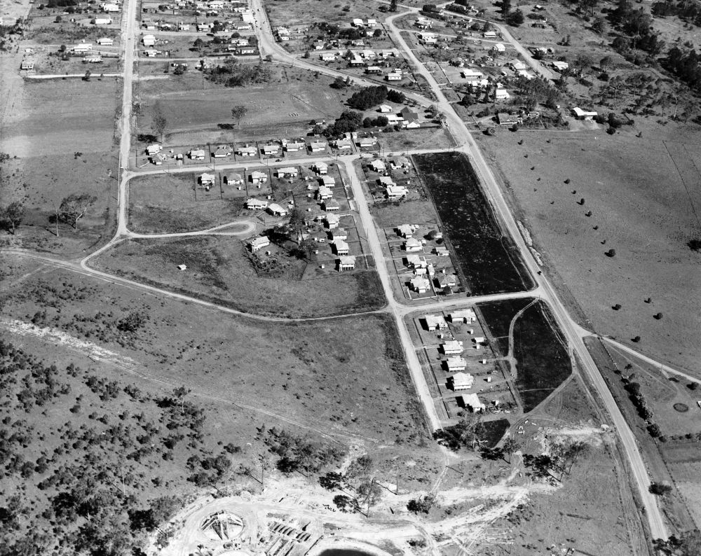 Aerial view of the No.2 Housing Estate, Dayboro Road Petrie