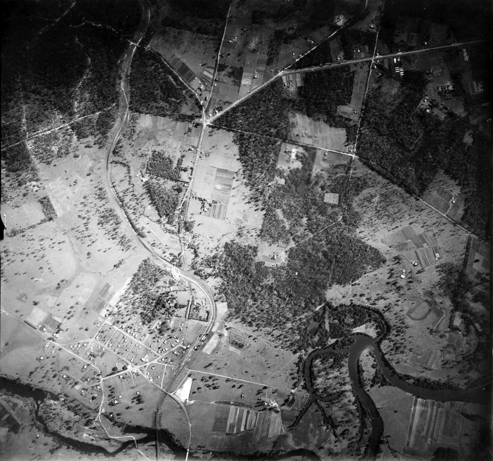Aerial View of Petrie, ca. 1942