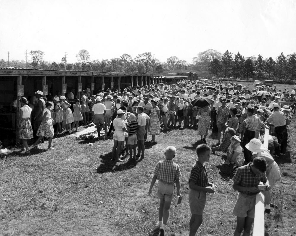 Christmas party, 1957