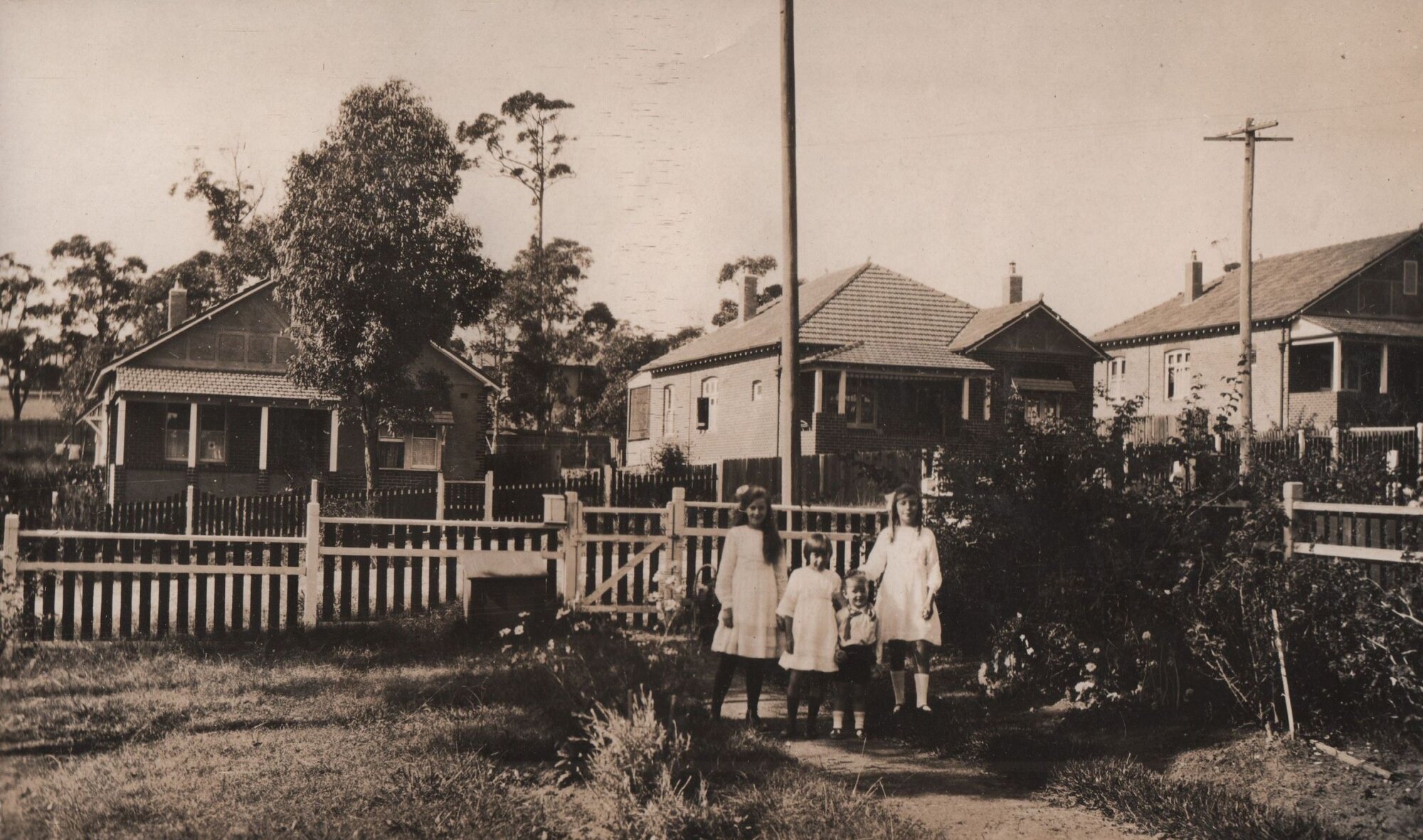 In the garden at the Kaya, April 1918