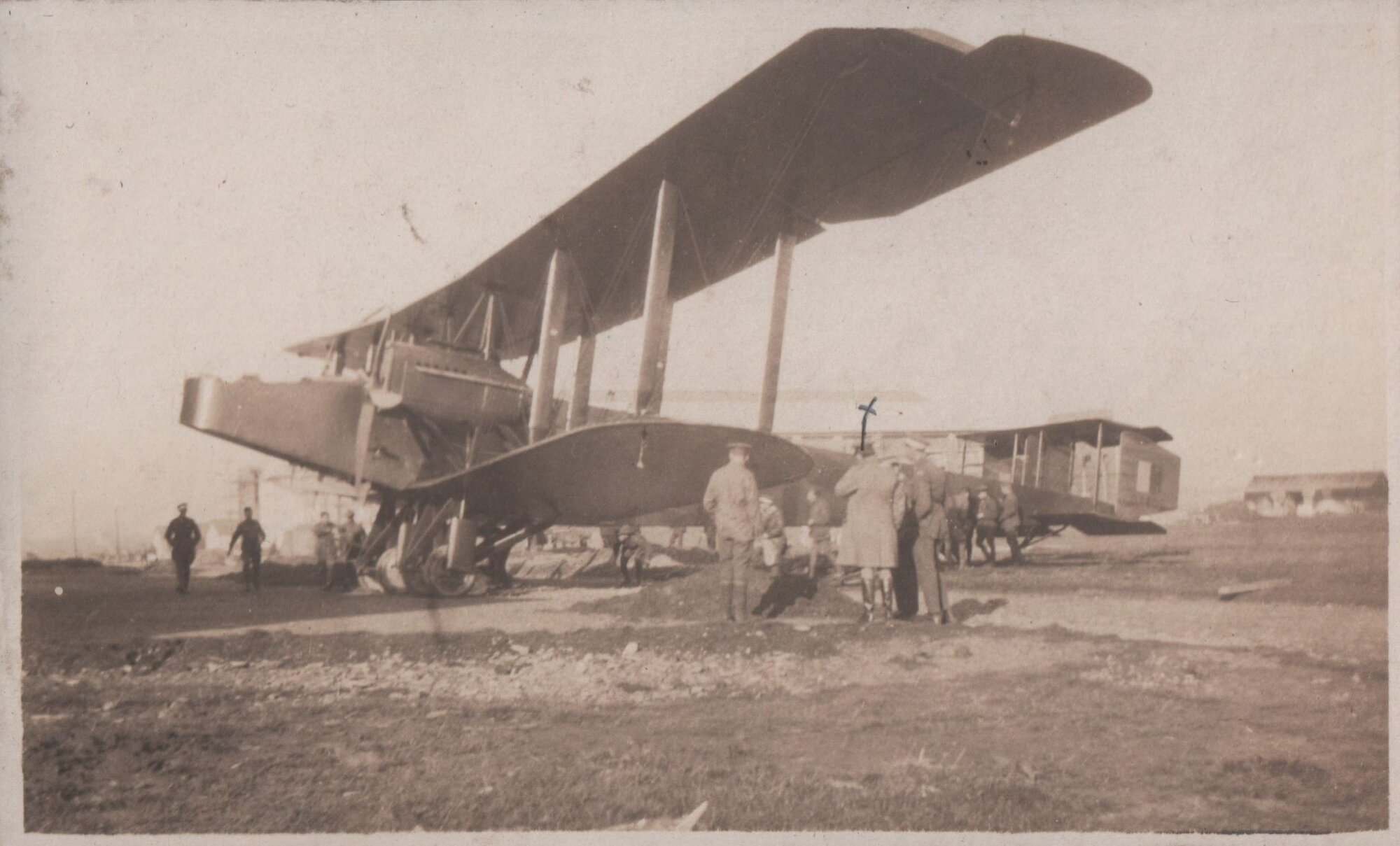 A Handley Page (Elephant) plane flown by Gwerne