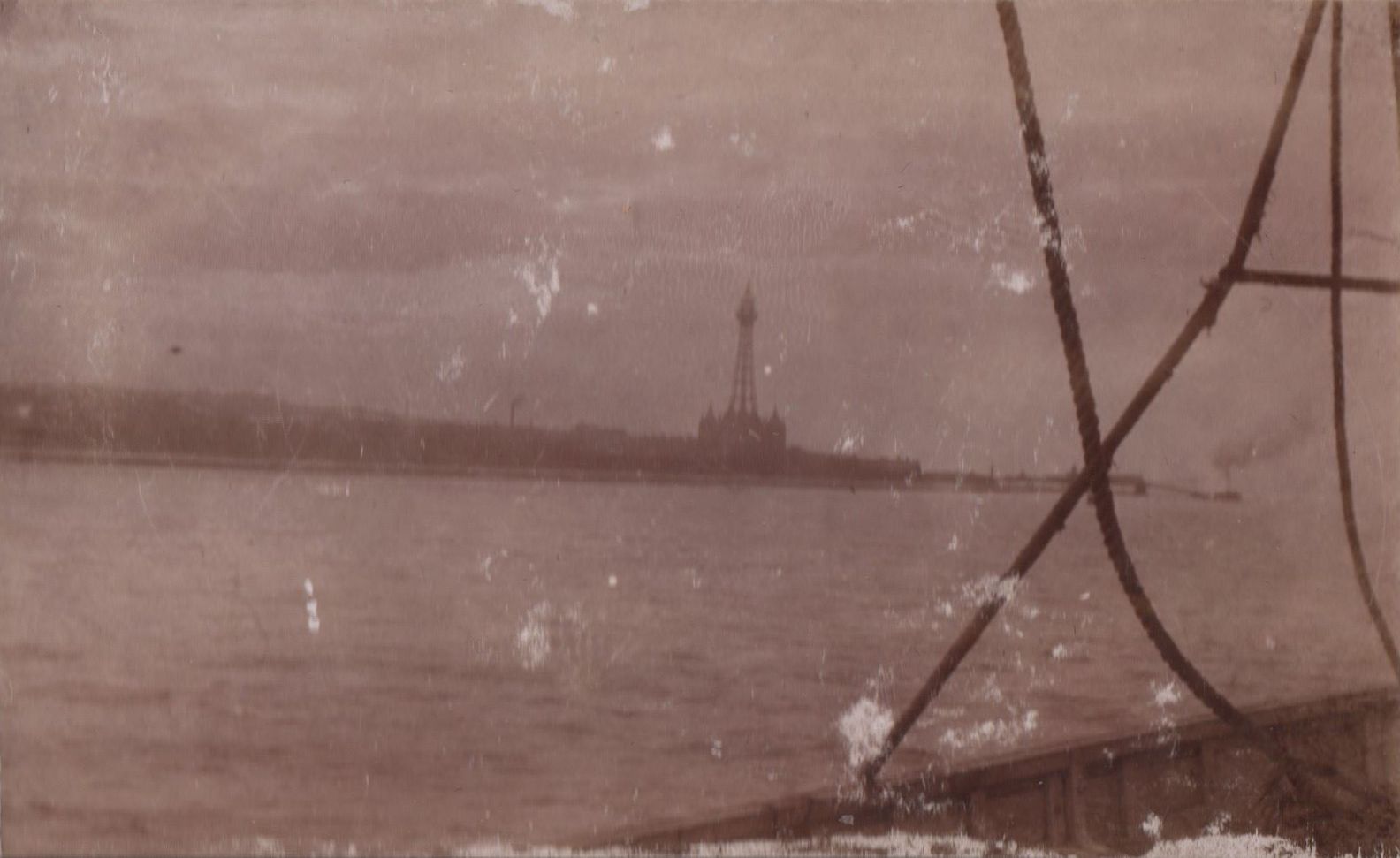 View from on board a ship