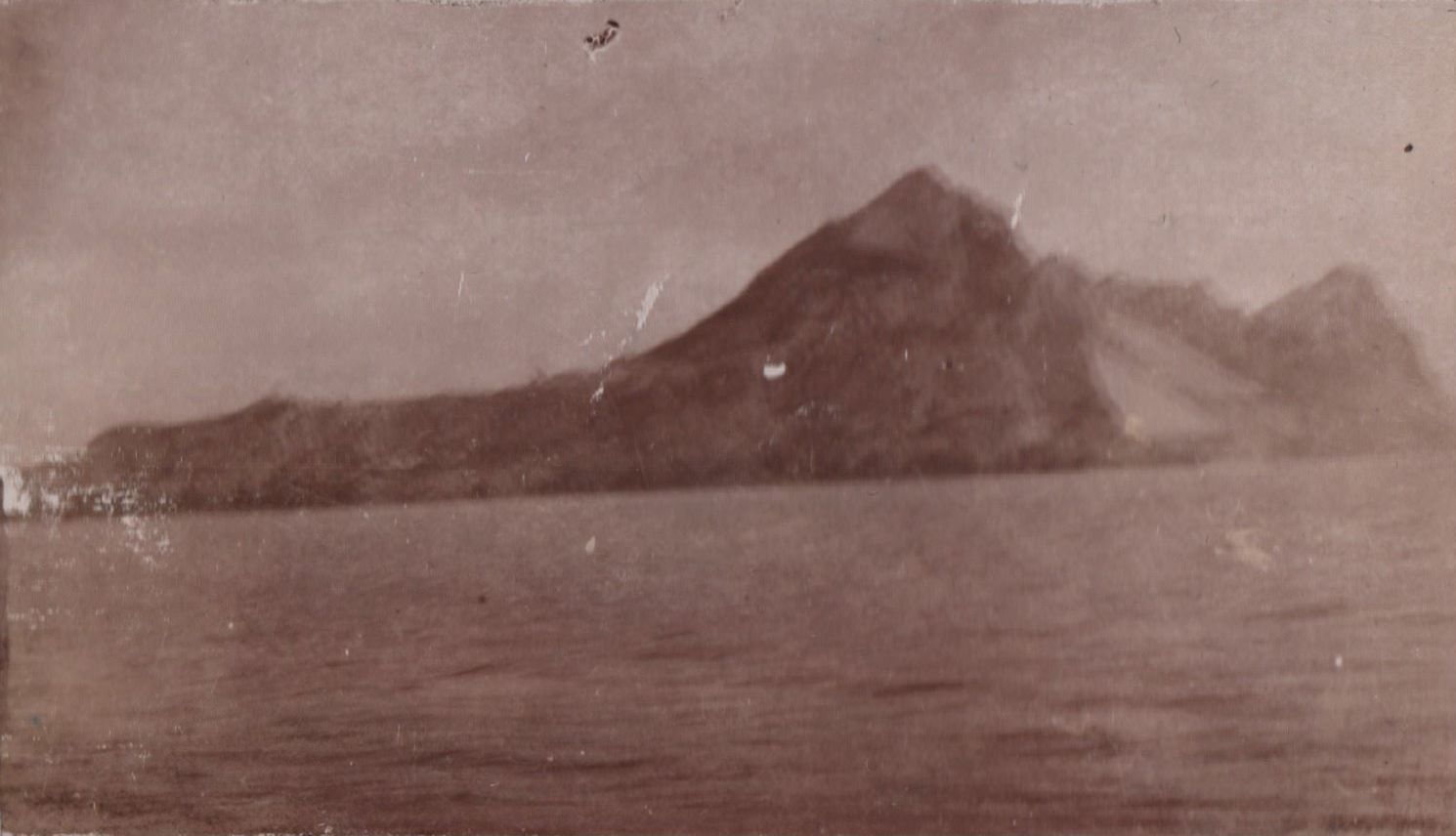 View from on board a ship