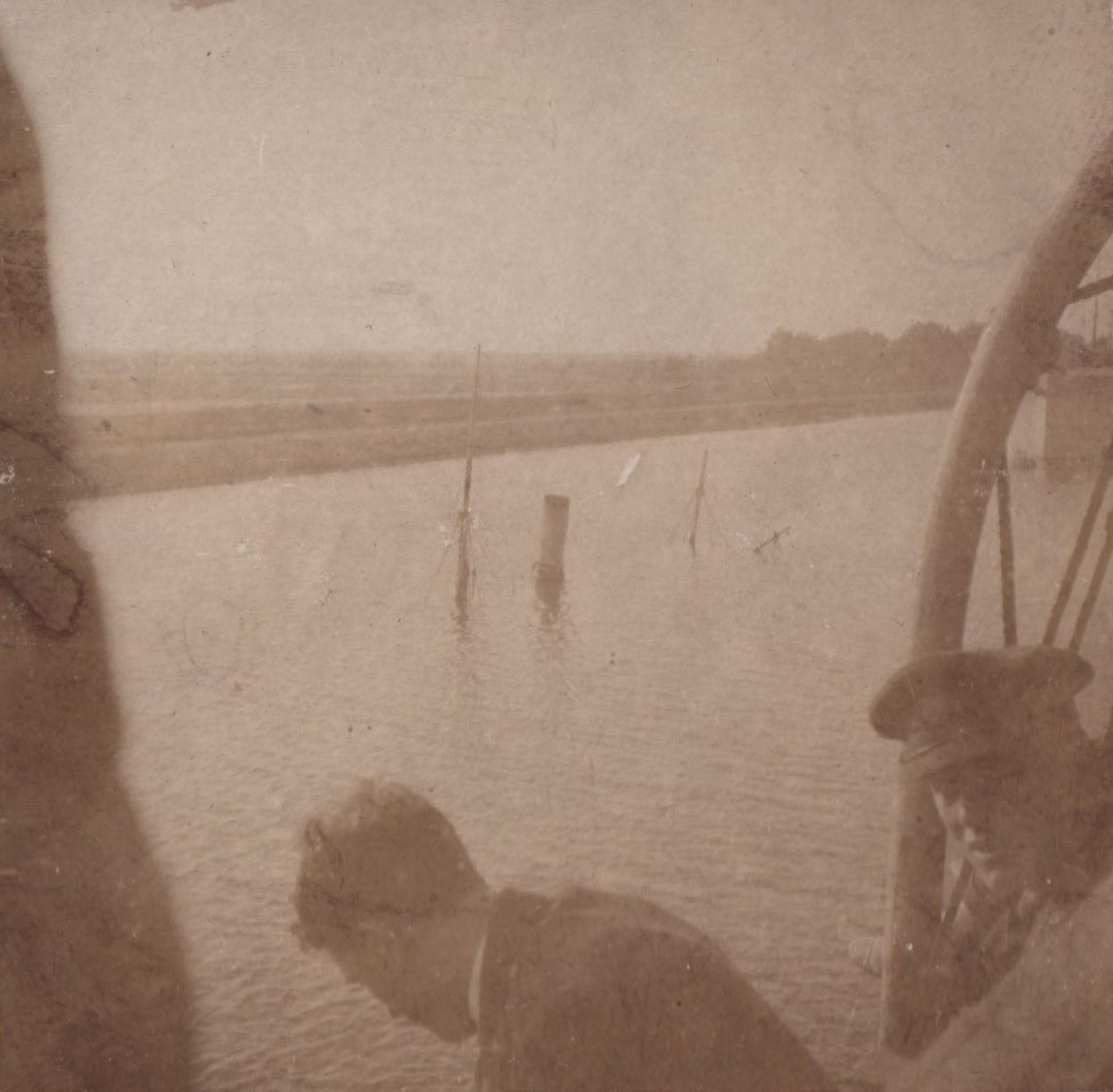 View from on board a ship