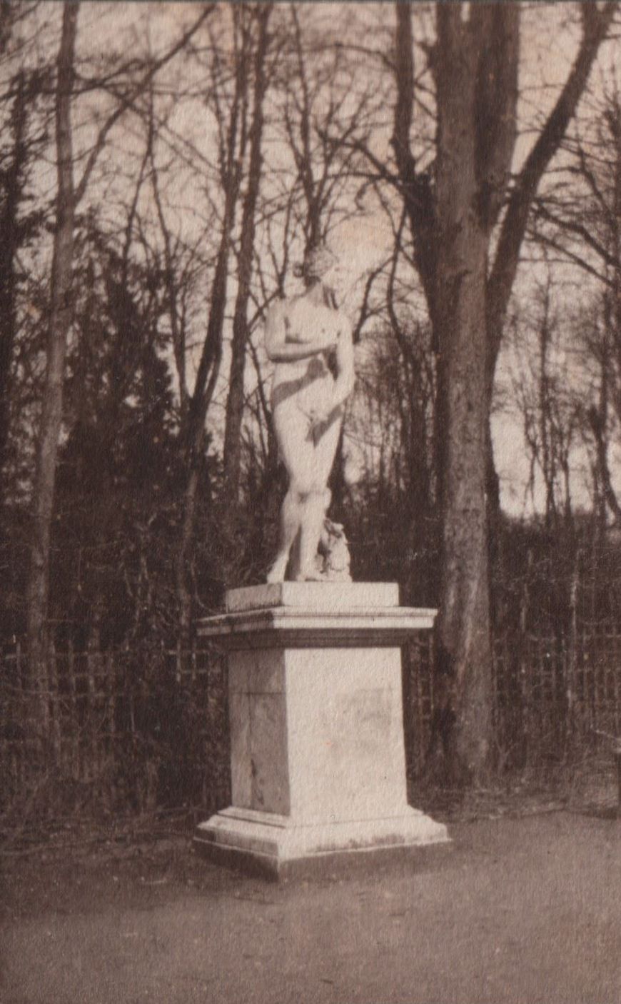 Statue in a garden
