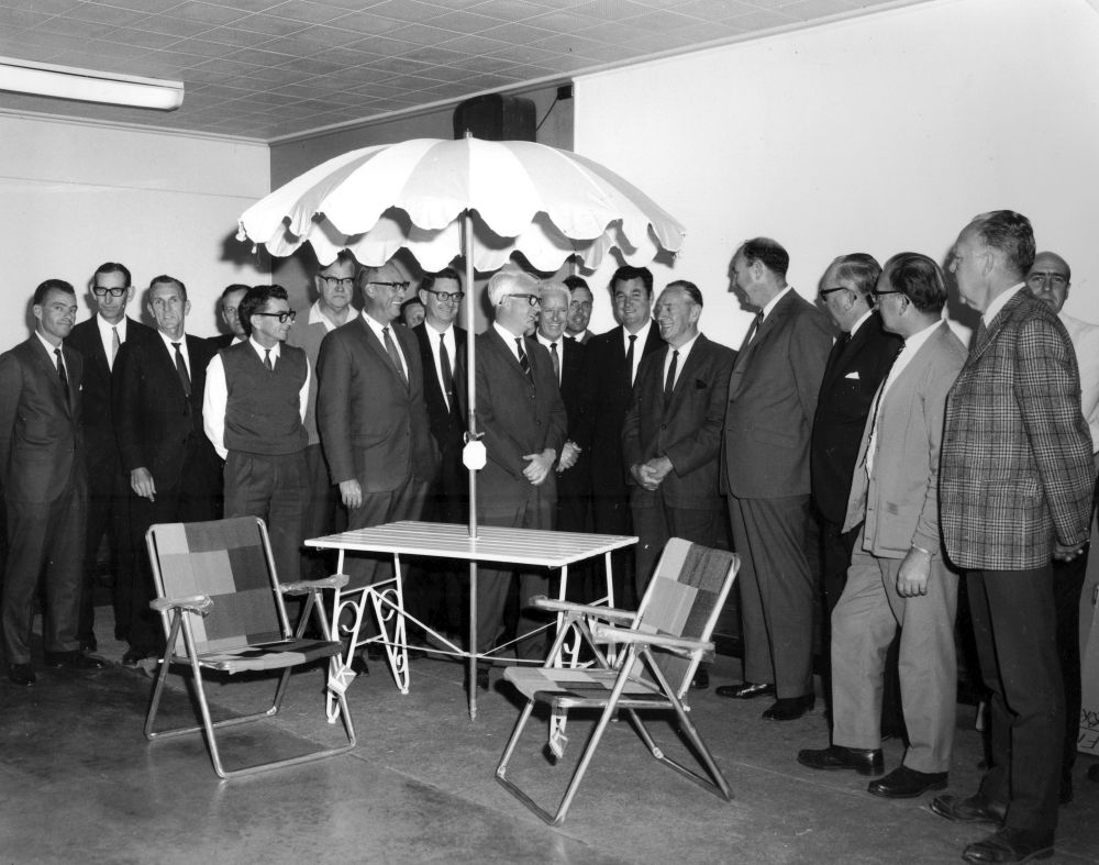 Retirement of Ian Laing (Programming Officer), 19 September 1969