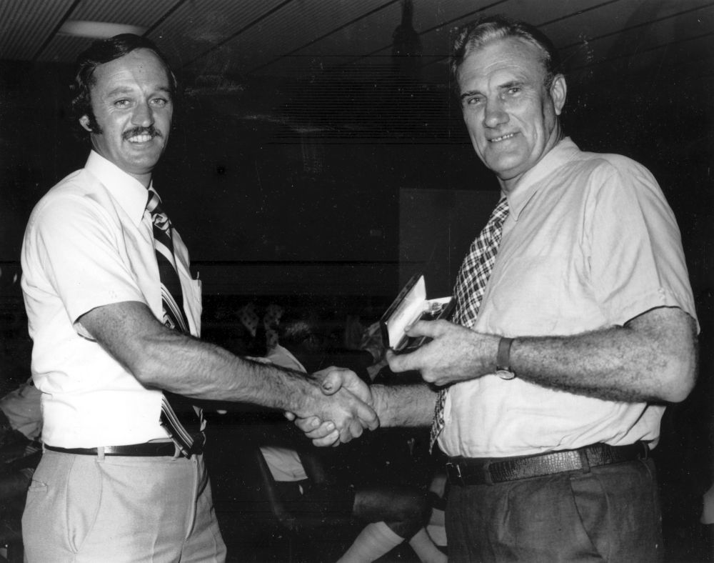 Presentation to Murray E. Allan on his retirement, 31 December 1976