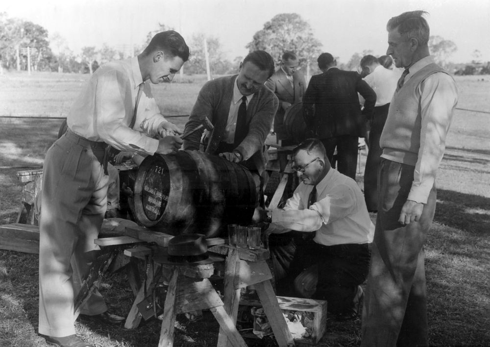 Christmas party, 1958
