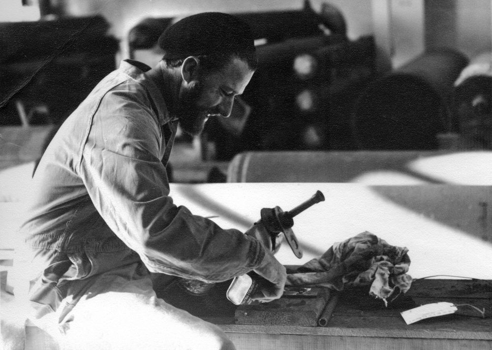 Laurie Wilson at work