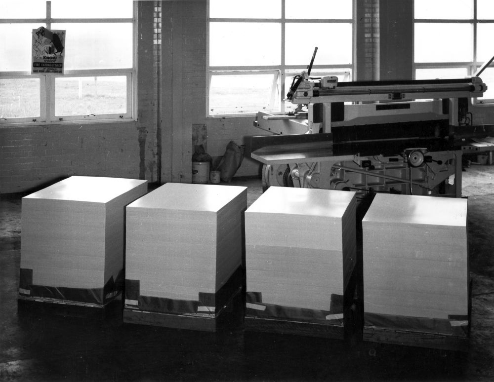 Stacks of Artcote, 1977