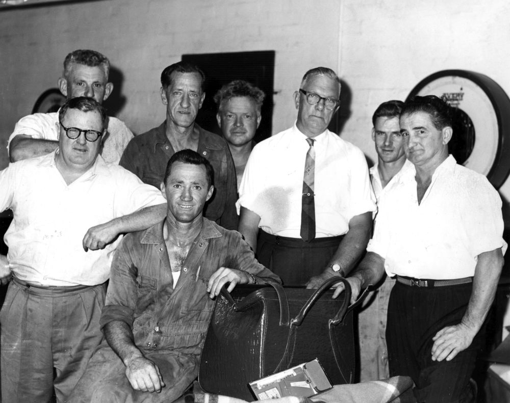 Group of workers at a function