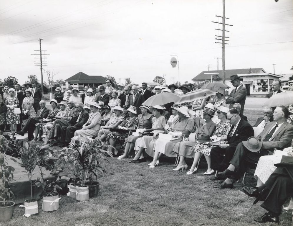 Opening of the Pine Rivers Shire Council building, Gympie Road Strathpine on 5 March 1960