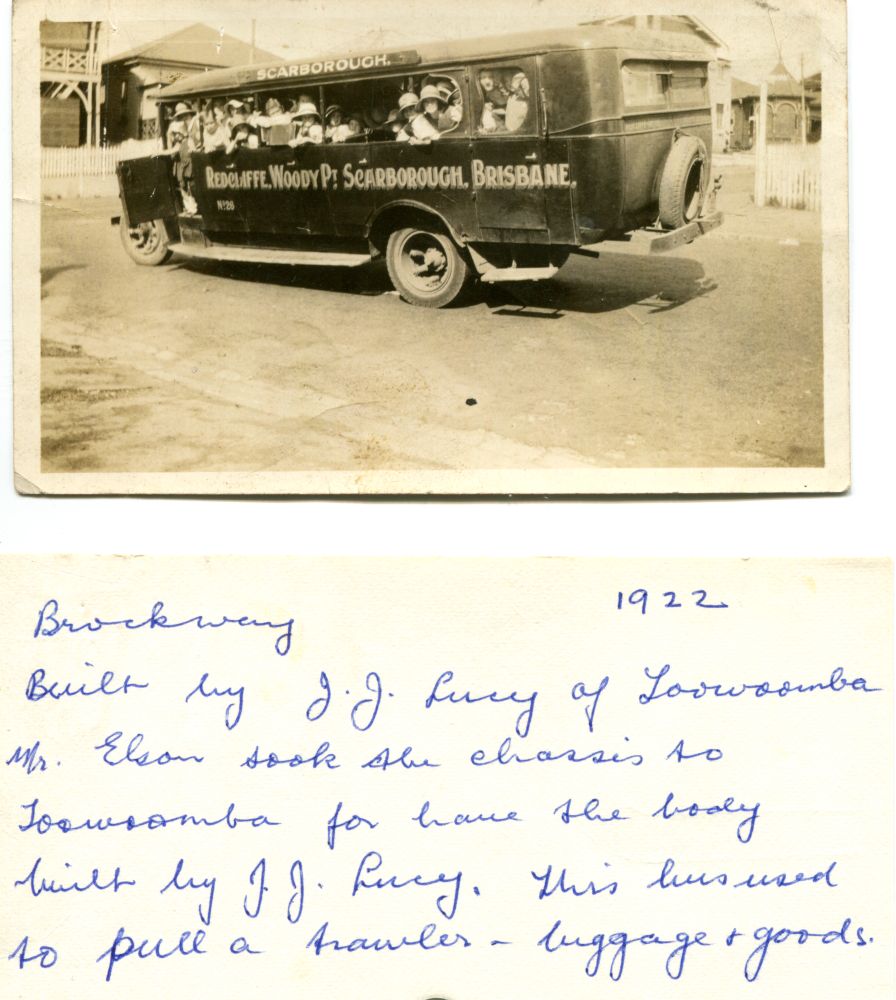 Brockway built in 1922 by J.J. Lucy of Toowoomba