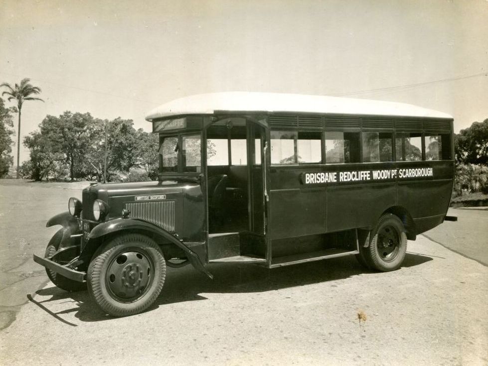 British Bedford bus in 1933