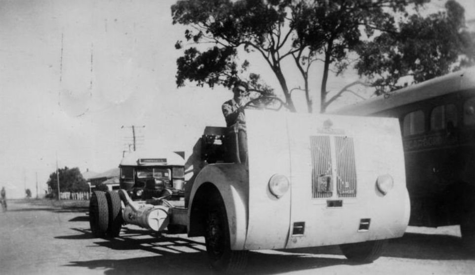 Front view of a Dennis Lancet bus