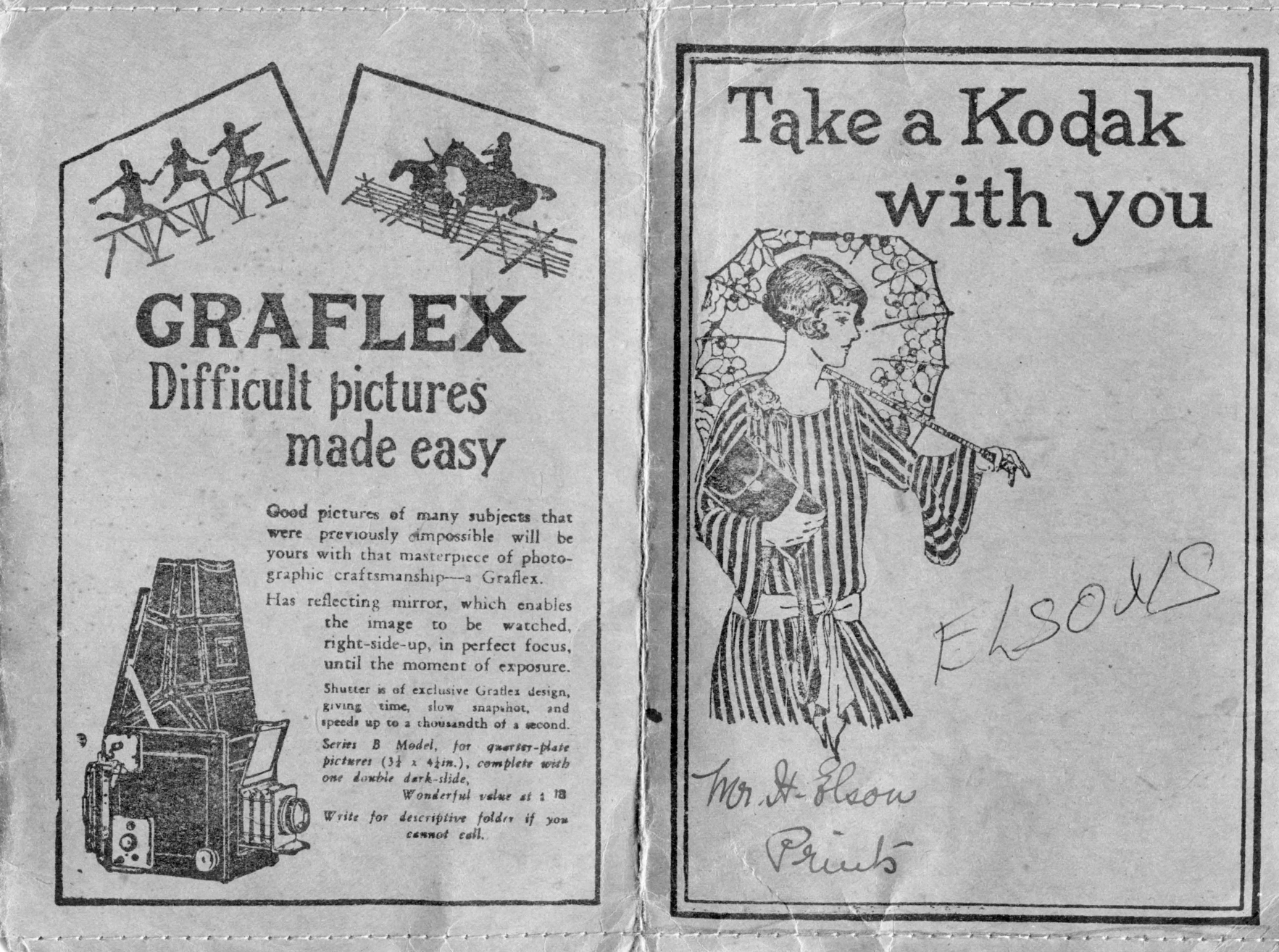 Cover of a Kodak Photograph Folder
