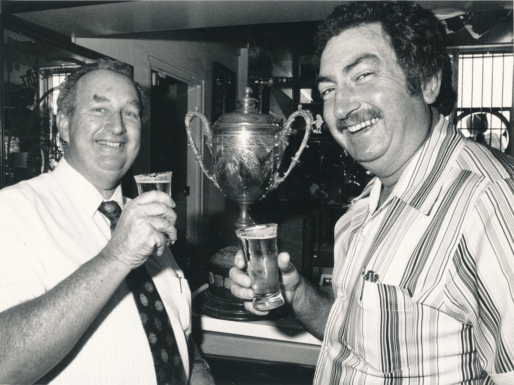 Redcliffe Rugby Leagues Club, Don McLennan and Lew Cooper, 1984