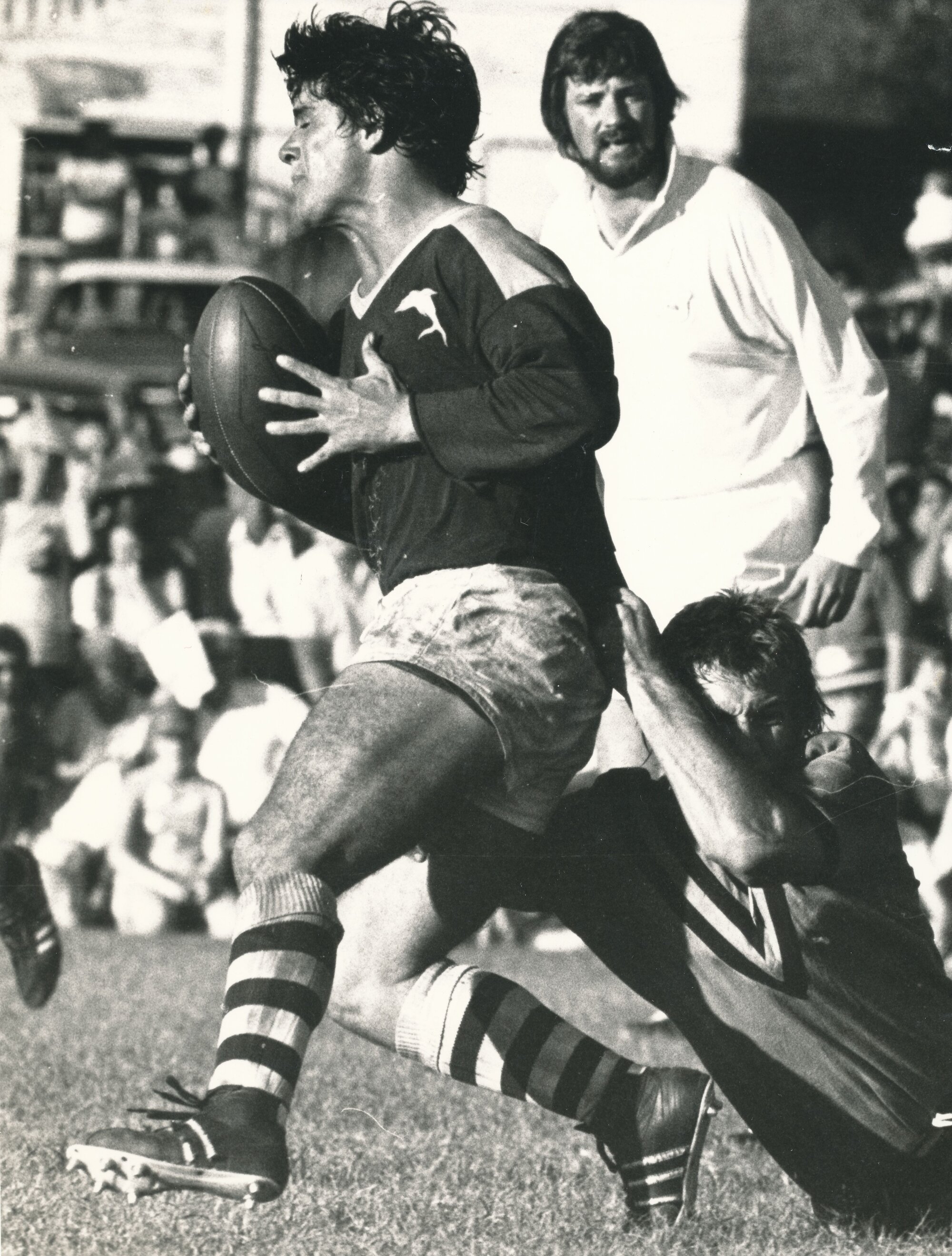 Rugby League game, Bob Jones