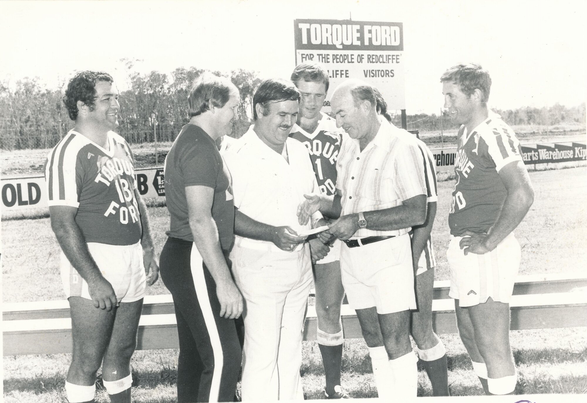 Redcliffe Rugby League Club sponsorship presentation