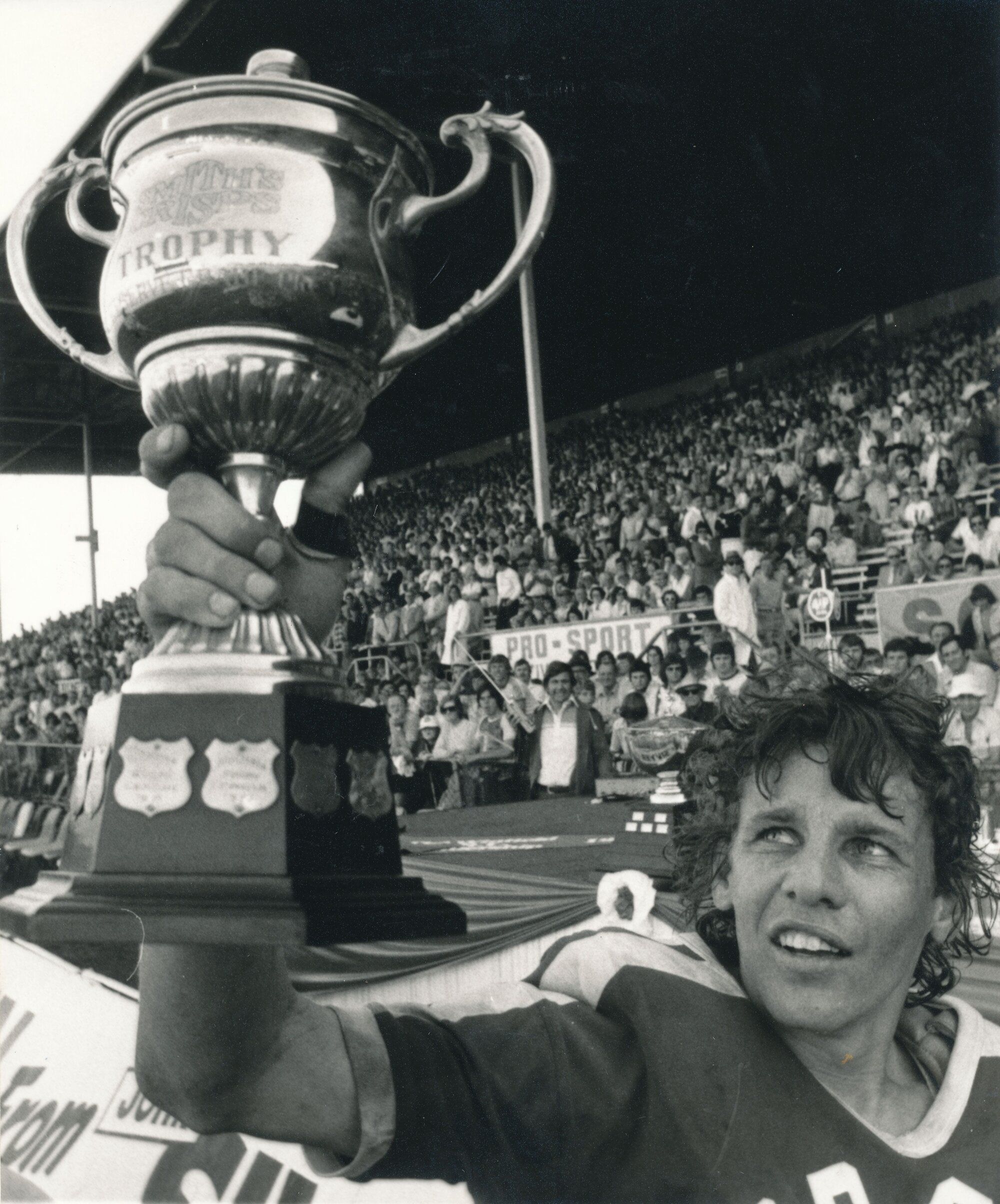 Ross Henrick with trophy