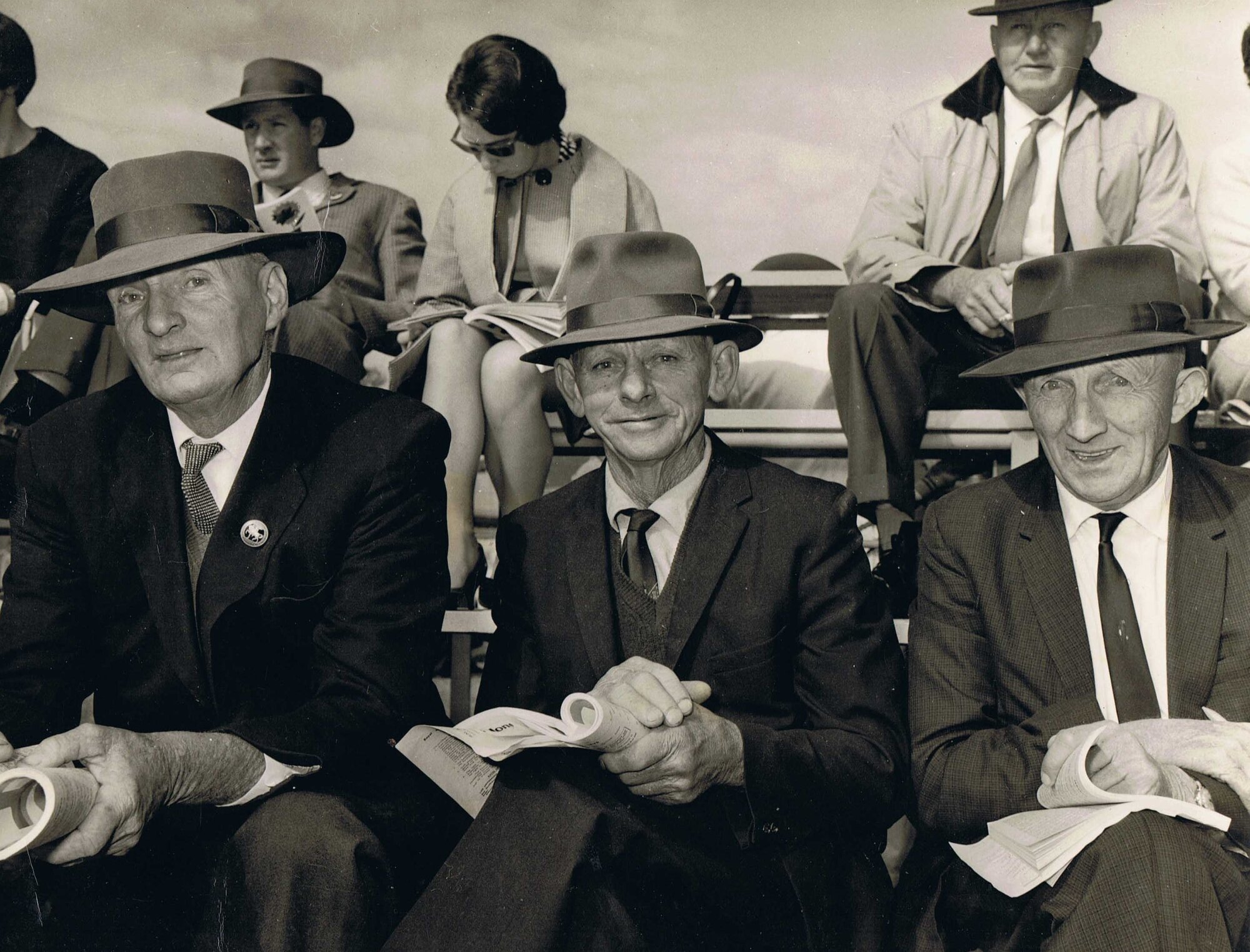 Syd Hausmann, Ted Newton and Ernie Walkeley