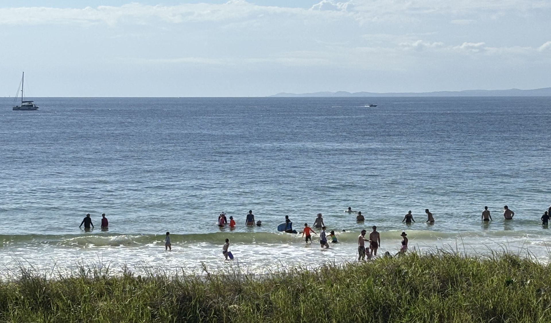 View of Woorim Beach from Bluey Piva Park - Easter Sunday