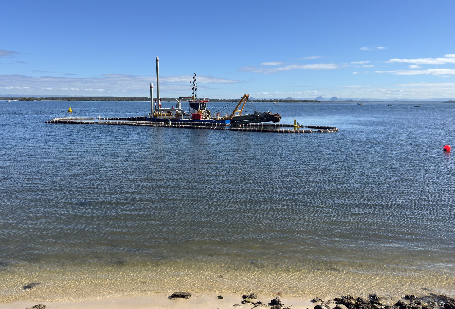 Dredge of Dux Creek- Banksia Beach