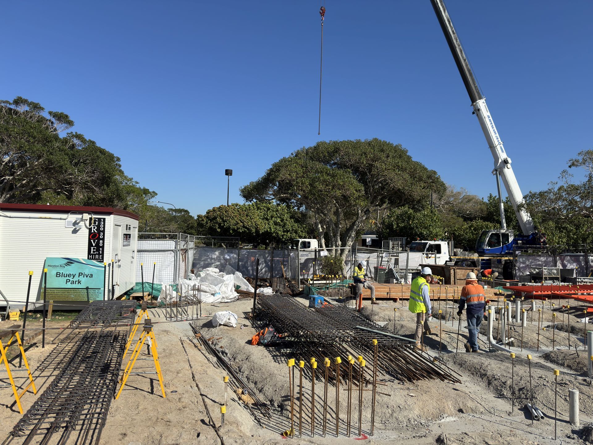 Woorim Beach facilities continues construction