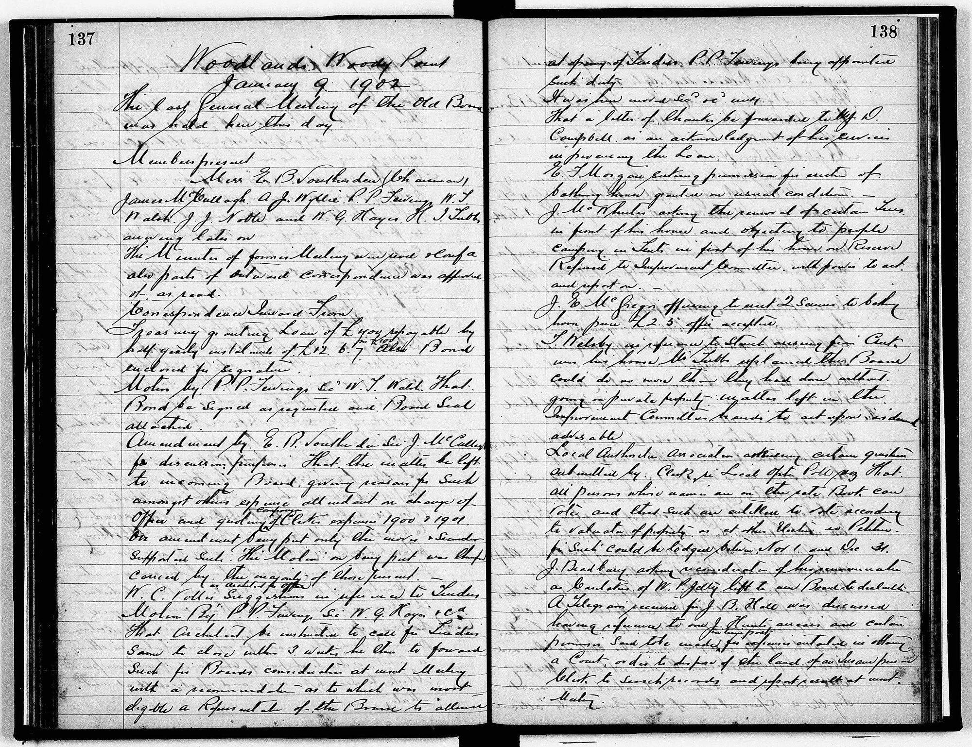 Redcliffe Divisional Board Minutes -  9 January 1902 - 3 December 1902